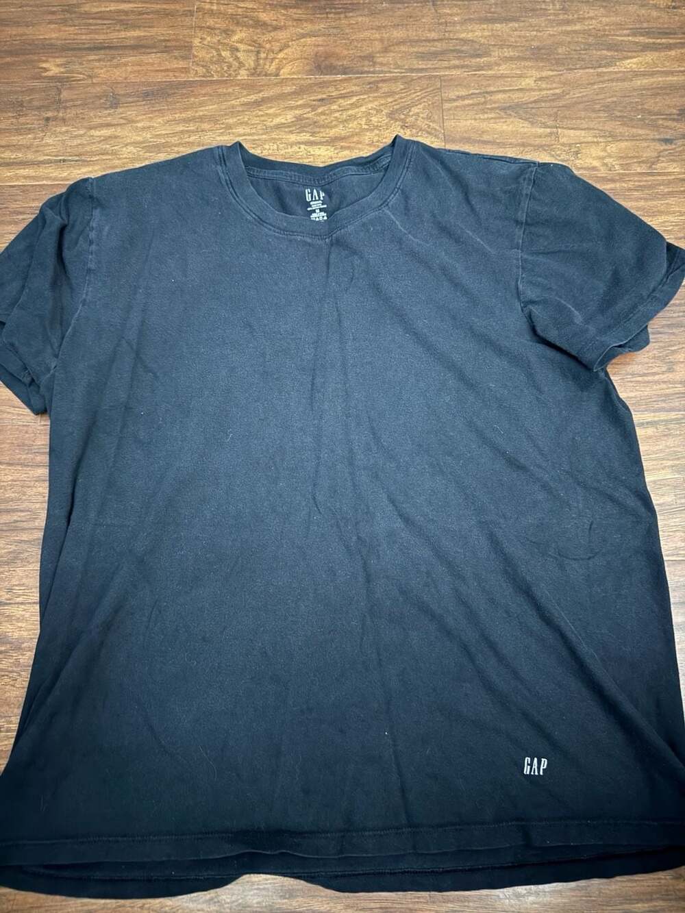 Gap T-Shirt Size M Black Cotton Crewneck Short Sleeve
